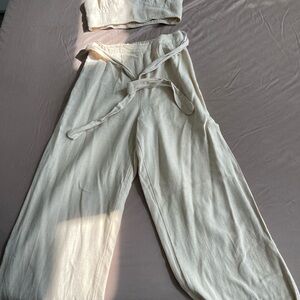 Elegant Cream Women's Jumpsuit